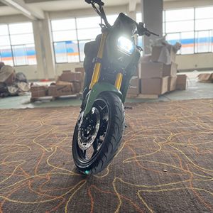 New High Speed 5000W 72V Mid Drive Electric Motorcycle Adult Racing Sportbike <b>Powerful</b> Electric Motorbike with Alloy <b>Hubs</b> - Product Image 2