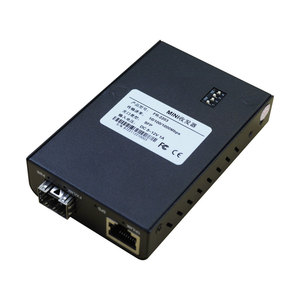 Módulo Transceptor de Video de Fibra Óptica con Conmutación Automática de Fibra (ATS), Conversor de Medios de Fibra Óptica Industrial de 100 Mbps y 10 Gigabits - Product Image 1