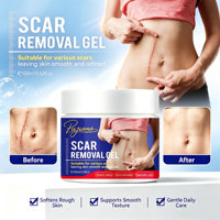 Gel en gros pour l'élimination des cicatrices, gel respirant pour les soins de la peau, réparation des vergetures, des cicatrices chirurgicales et des brûlures, gel lissant pour les marques cutanées endommagées