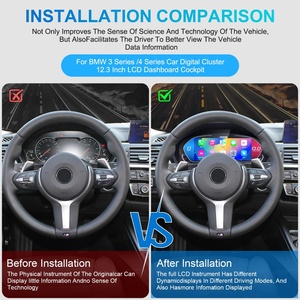 <b>For</b> BMW 3 Series F30 2013 2020 12.3 Inch <b>Car</b> Digital Cluster Instrument Auto Carplay LCD Dashboard <b>Speedometer</b> Virtual Cockpit - Product Image 6