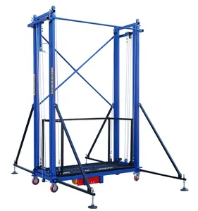 Giàn giáo thang nâng điện 500kg 2-8 mét để bảo trì trang trí xây dựng điều khiển từ xa