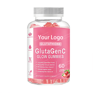 Gomitas de L-Gluta+Colágeno de Marca Privada, Suplemento Dietético Natural, Vitamina C, Gomitas Blanqueadoras de Piel para Apoyo Antioxidante - Product Image 1