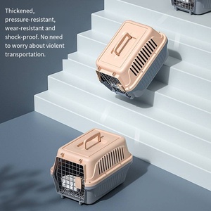 Portable compagnie aérienne approuvé chenil <span class=keywords><strong>pour</strong></span> animaux de compagnie chats voyage Cage <span class=keywords><strong>voiture</strong></span> voyage vétérinaire visite chiens transporteur caisse extérieur chenil <span class=keywords><strong>chien</strong></span> transporteur - Product Image 5