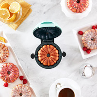 Machine à Gâteaux Électrique Miniature 3D en Forme Florale pour Pâtissier, Idéale pour Desserts Personnels DIY, Cadeau Amusant pour Fêtes et Événements – Vente en Gros