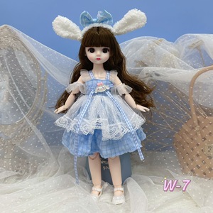 ตุ๊กตาข้อต่อ 30 ซม. 23 ชิ้น ข้อต่อขยับได้ ขนาด 1/6 ตา 3 มิติ แบบมีบานพับ ตุ๊กตาสำหรับแต่งตัวเด็กผู้หญิง <span class=keywords><strong>ของ</strong></span>ขวัญวันเกิด <span class=keywords><strong>ของ</strong></span>เล่นเด็ก - Product Image 2