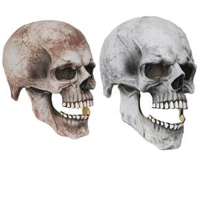 2023 pas cher Halloween horreur nouvelle bouche mobile crâne masque couvre-chef bouche mobile crâne halloween fête décoration porp masque - Product Image 2