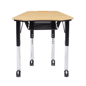 Tavolo da studio scuola regolabile in legno, comodo in metallo, con sedia, per la scuola materna, sedia da scrivania per bambini - Product Image 4