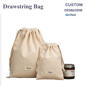 Eco-Friendly Natural Cotton Canvas Muslin Drawstring Backpack - Custom Gift Giveaways & Sport Bags
