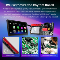 Sistema de Sonido Estéreo Universal Multimedia para Coche Rhythm de Alta Gama con Android 13, Pantalla de 7, 9 y 10 Pulgadas, DSP, GPS para DVD, 6+128GB, DAB+, TPMS, OBD2