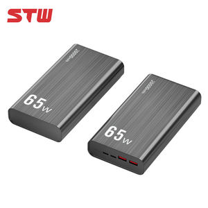 STW 65w 100w 140w Haute Capacité Téléphone Powerbank Cas Portable Charge Rapide Grand Ordinateur Portable Power Bank - Product Image 3