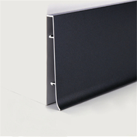 Plinthe en aluminium, design tendance, protection d'angle, accessoires de revêtement de sol, personnalisation de la production de plinthes