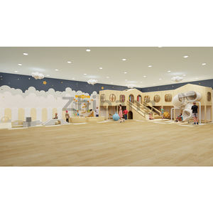 Assurez la sécurité maximale avec des équipements de terrain de jeu intérieur pour enfants doux et conformes aux normes ASTM, conçus pour les enfants énergiques dans les jardins d'enfants. - Product Image 2