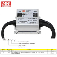 MEAN WELL XLG-20-L  89% Eff. Driver LED à courant constant, étanche IP67, sortie simple réglable 32,4-54 VDC, pour éclairage
