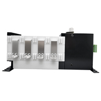 TOMZN 4P 250A ATS PC classe double puissance commutateur de transfert automatique sélecteur électrique 400V AC automatique ou manuel 2 entrées 1 sortie