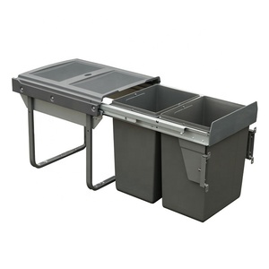 Kitchen Pull Out Waste Bin for 400mm 450mm cabinet