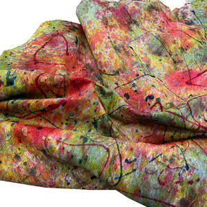 جلد طبيعي مرسوم يدويًا بطباعة ملونة من شعر الخيل للأحذية والأثاث والإكسسوارات والحقائب والأمتعة - Product Image 1