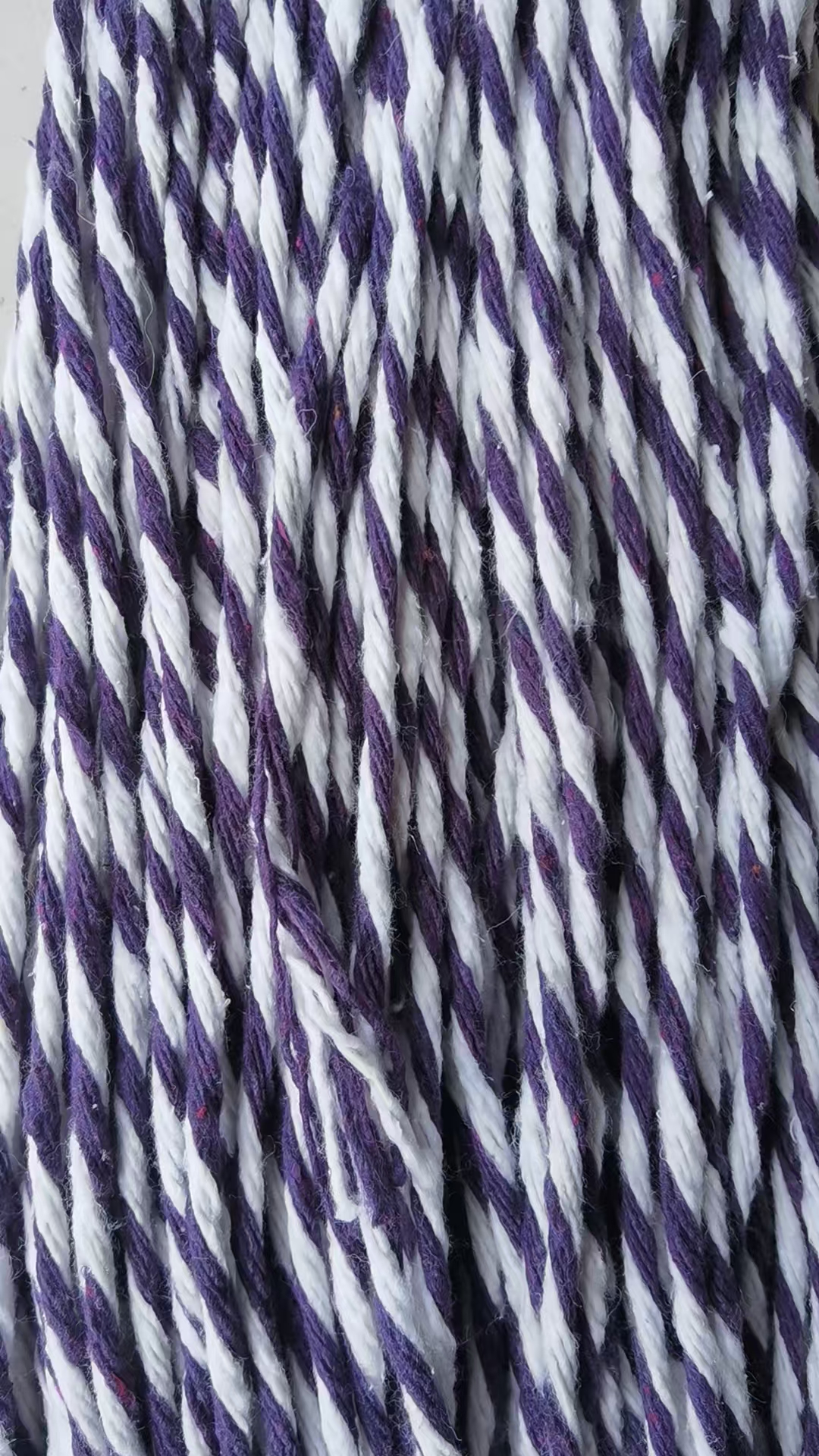 Cotton yarn-Purple&White