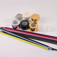 Bouteille diffuseur de parfum en verre ambré de 150 ml, cylindrique, à base épaisse, pour la maison, vide, personnalisable avec logo