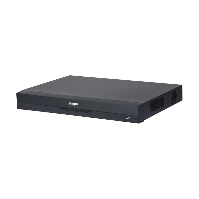 DHI-NVR4208-EI DH nvr perekam video jaringan 2HDDs H.265 16CH 4K 8MP NVR dengan 16chs POE port, dengan 2 Slot SATA HDD NVR