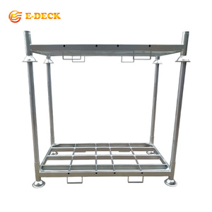 Paleta de transporte apilable de almacenamiento de acero resistente grande - Product Image 3