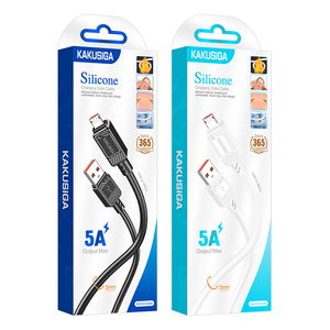 KAKUSIGA New Trend Soft Micro Charging Data Cable 1m 5A Silicone Usb Charging Cable - Product Image 1