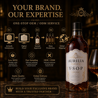 Étiquette personnalisée pour bouteille de Cognac, Whisky ou Vin – Papier texturé de qualité supérieure, dorure à chaud, gaufrage, découpe, autocollant adhésif pour emballage de spiritueux