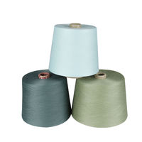 100% Spun Polyester Yarn for Knitting & Weaving Raw White Ne 16S 20S 30S 40S 60S High Tenacity for Towel