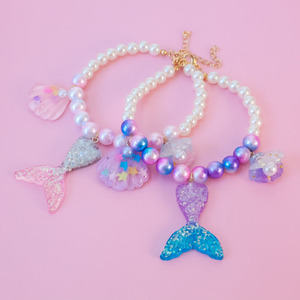 Sirena cola Shell colorido perla mascota <span class=keywords><strong>Collar</strong></span> perro gato <span class=keywords><strong>collar</strong></span> - Product Image 3