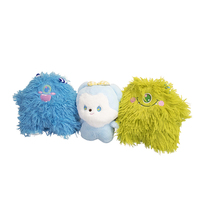 Peluche Monstre Cartoon en Gros, Super Douce, Broderie et Vernissage Brillant, Couleurs Personnalisables, Logo Personnalisé