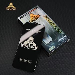 ฟิล์มกันรอยกระจกนิรภัยแบบใสป้องกันไฟฟ้าสถิตย์ ESD สีดำ รุ่น King Kong สำหรับ iPhone 17 16promax และ Samsung <span class=keywords><strong>23</strong></span> Ultra Note ขายส่ง - Product Image 2