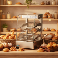 Vitrine de réchauffement des aliments électriques