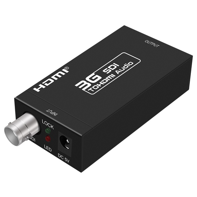Universal SDI to for Conversion Cable for HD Video Camera to TV with Audio-SDI Converter
