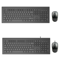 Clavier et souris ergonomiques minces multimédias QWERTY US espagnol français arabe brésilien russe pour ordinateur portable PC