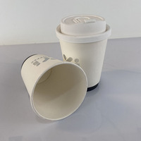 Gobelet en papier double paroi jetable personnalisé de haute qualité, forme unique pour café à emporter avec logo personnalisé pour usage artisanal