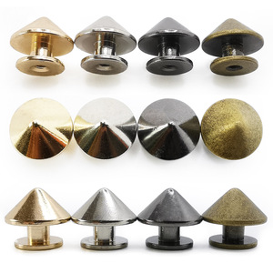 Apparel <b>Rivet</b> Studs 1514 Brass Plated Durable For <b>Clothing</b> Shoe Bag DIY Decorative Accessories - Product Image 1