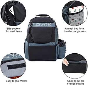 Free sample Flying Disc Golf Bag <b>Backpack</b> with Several Pockets, Waterproof, <b>Lightweight</b>, and Large Capacity - Product Image 2