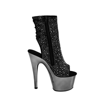 Chaussures à talons compensés sexy pour femme, 17 cm, style exotique, pour pole dance et striptease, à bout ouvert, nouvelle collection, automne-été, en ABS