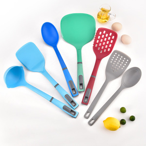Nylon Cooking Spatula <b>Set</b> 7 Pieces Heat Resistant For Frying Stir Fry Soup Ladle Kitchen <b>Tools</b> - Product Image 1