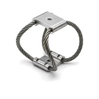 Offre Spéciale Hoan GR6-142D-A Isolateur de vibrations en aluminium et acier inoxydable pour cinéma, stabilisateur de drone, caméra d'hélicoptère, aérien ISO9001