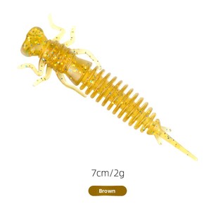 <span class=keywords><strong>เหยื่อ</strong></span>ปลอม PVC ร้อน 7 ซม. 2 กรัม รูปทรงกุ้ง แมลงปอ ลูกแมลงไบโอนิค สำหรับตกปลาชะโด - Product Image 6