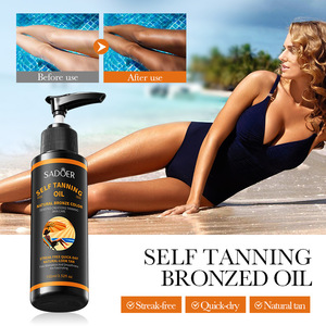 SADOER haute qualité visage et corps universel hydratant bronzage naturel approfondit le teint et l'huile de bronzage de beauté - Product Image 2