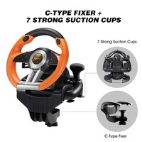 PXN V3 Pro PC Game Racing Wheel USB Car Race Game Volante con pedales para Windows PC/PS3/PS4/Xbox One/NS Switch