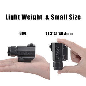 Vente d'usine, mini lampe torche tactique LED, haute puissance, étanche, lampe torche d'extérieur pour la chasse, le camping, la randonnée - Product Image 6