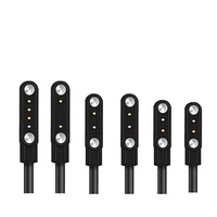 Cable de Carga Magnético con Imán Potente para Teléfonos Infantiles, Relojes Inteligentes, Vasos Mezcladores, Cable de Datos Recto de 2.54mm/3.5mm/4.00mm/7.62mm