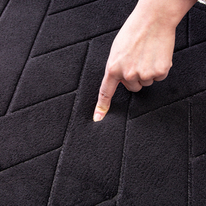 Tapis de prière musulman en flanelle extra-épais avec pompons, tapis portable antidérapant, tapis de prière épais en relief - Product Image 2