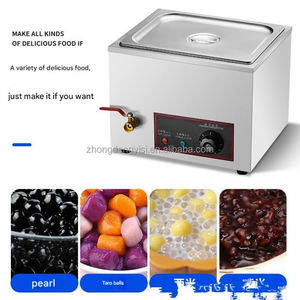 Commercial Electric Countertop Bain Marie Food Warmer Stainless Steel Catering <b>Equipment</b> Lid Tap Dough Mixer for Fruit - Product Image 2