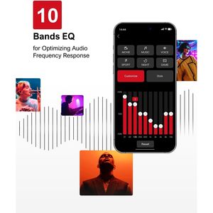 Barra de Sonido Inteligente 5.1ch para TV, Sistema de Cine <span class=keywords><strong>en</strong></span> Casa con Sonido Envolvente Virtual, Interfaz Óptica, Barras de Sonido Controladas por Aplicación - Product Image 4