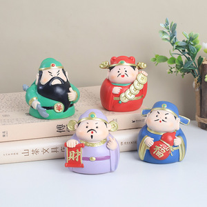 ตุ๊กตาการ์ตูนเซเลบริตี้จากเทพแห่งความมั่งคั่งของตกแต่งบ้านสำนักงาน - Product Image 2