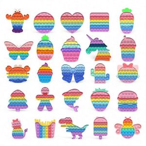 ของเล่นบับเบิ้ลพลาสติกสีรุ้งแบบกด บรรเทาความเครียด ของเล่นเสริมพัฒนาการทางประสาทสัมผัส - Product Image 5