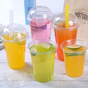 Offre Spéciale – Gobelets en PET à paroi simple, personnalisables, biodégradables, jetables, pour restaurants – Vente en gros - Product Image 2